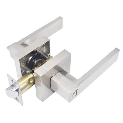 China Apartment USA Style Tubular Bathroom Privacy Privacy Interior Door Lever Heavy Duty Lock for sale