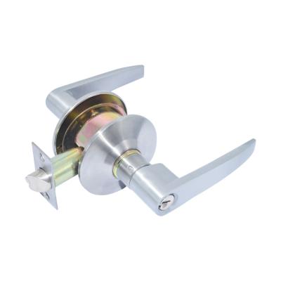 China Apartment Privacy Safe Zinc Alloy Bathroom Set Cylindrical Lever Door Lock Set for sale