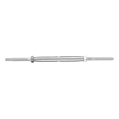 China Rigging hardware Stainless steel T316 Rigging Screw with Swage Hardware and Dowel Screw turnbuckle for sale