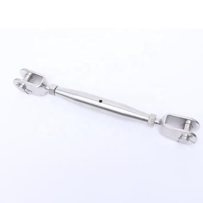 China Tighten the rope High quality Stainless steel T316 Hardware rigging screw turnbuckle for ship for sale