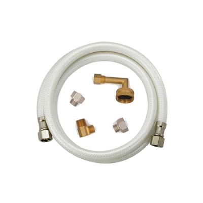 China Universal Dishwasher Water Inlet Hose 6-Feet PVC Flexible Dishwasher Hose Kit for sale