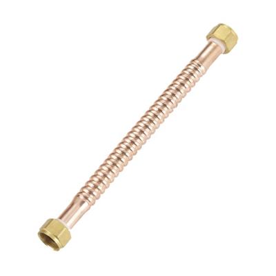 China Water Heater Flex Hose Connector Flexible Copper Corrugated Pipe For Water Heater for sale