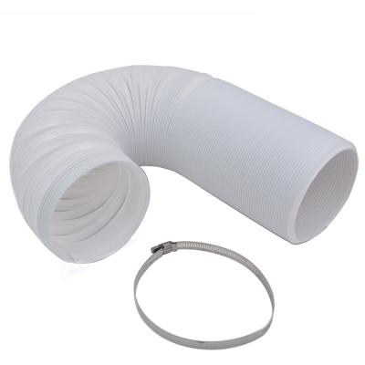 China Flexible Aluminum Portable Duct Equipment PVC Tumble Dryer Pipe for sale