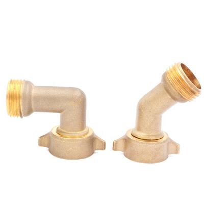 China Lead Free Brass Part Accessories Travel Trailer Connector RV Elbow Water Pipe System Pipe Brass With Gasket for sale