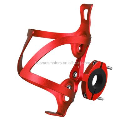 China Full aluminum alloy firm integrated bottle holder with adjustable bracket for mountain bike and motorcycle bicycle for sale