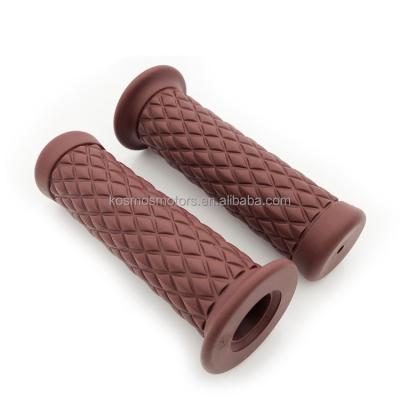 China ABS Motorbike Cafe Racer Small Animal Material Rubber Grip Universal Soft 22mm Scooter Modify Motorcycle Grip Bar Handle for sale