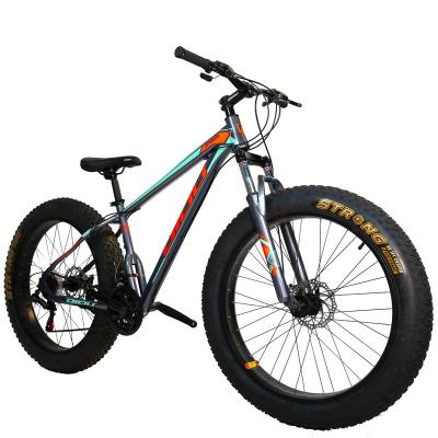 China Hot Wholesale Street Snow Beach 26 Inch Fat Frame 21 Speed ​​mtb Tire Fat Bike for sale