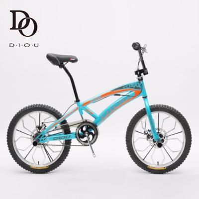 China Adult Street Performance Bike Fashion Alloy Steel Frame U Brake 20 Inch Professional Single Speed ​​BMX Bicycle for sale