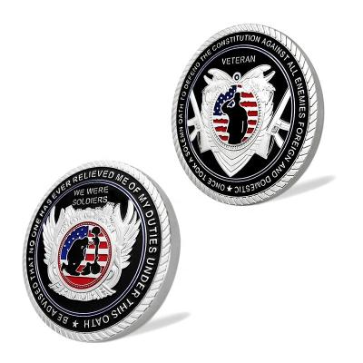 China Custom Navy 2d Challenge USA Souvenir Collectable Commemorative Metal 3d Coins for sale