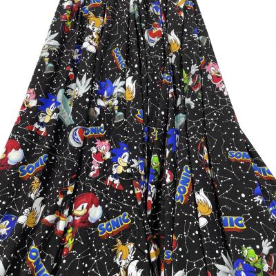 China Stretch No MOQ 95% rayon fabric 5% rayon spandex fabric custom printed lycra for sale