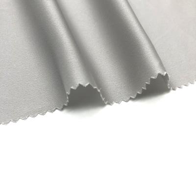 China P/d Solid Viable Crystal Soft Moss Bubble Crepe Satin Fabric Women Dress Fabric For Dress for sale