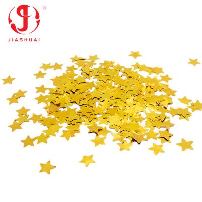 China Hand Throwing Table Confetti Party Decoration Metallic Stars for sale