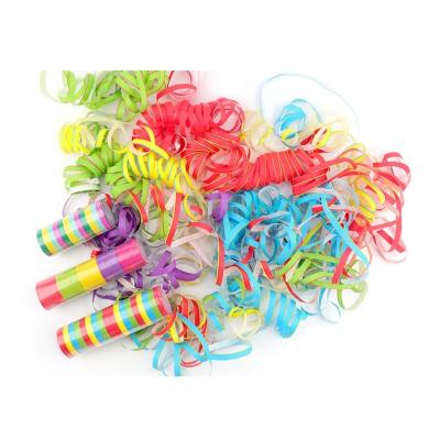 China Birthday Paper Wedding Party Favors Streamers Serpentine Color Paper Streamers for sale