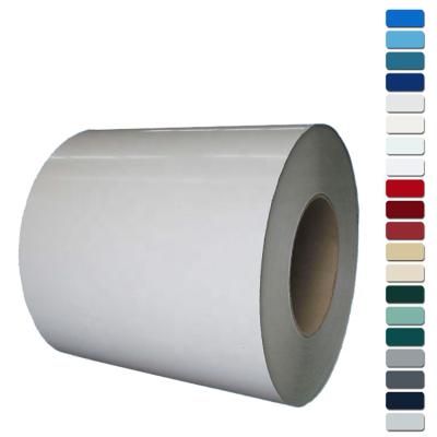 China Making pipes ppgi white color code 9016 prepainted galvanized steel coil 0.4mm ppgl in steel coils color coated steel PPGI for sale