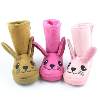 China Rubber Sole Girls Kids Boots Anti-slippery Boots Kids Winter Shoes Leather Waterproof Light Customized for sale