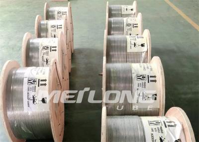 China Linha super tubulação enrolado de aço inoxidável de alta elasticidade da injeção do produto químico do duplex 2507 à venda