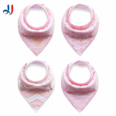 China Cozy Towel Saliva Towel Drool and Teeth Baby Cotton Bib Drool Bibs Viable Soft Cute Triangle Scarf for Newborn for sale