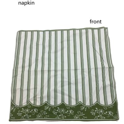 China 4Pcs Cotton Place Mat Fashion Style Cloth Table Mats Napkins Simple Design Tableware Waterproof Kitchen Tool for sale