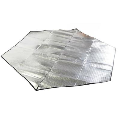 China Outdoor Camping Hiking Tent Outdoor Disposable Double-Sided Aluminum Film Camping Mat 3-4 People Picnic Moving Mat Moisture-proof for sale