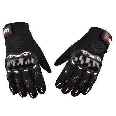 China Five Protective Joint Finger Gloves Shell Outdoor Sports Motorcycle Riding Full Finger Touch Screen Breathable Non-slip Gloves for sale