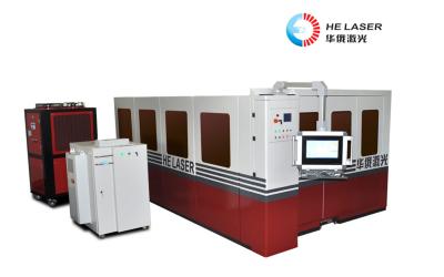 China High Performance Yag Laser Cutter , Industrial Laser Cutting Machine With Pallet Table for sale