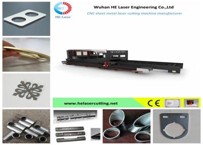 China High Speed Pipe Tube Laser Metal Cutting Machine , Laser Fiber Cutting Machine for sale