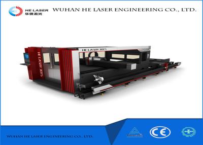 China Fiber Metal High Power Laser Cutting Machine For Round Square Steel Tube Pipes for sale