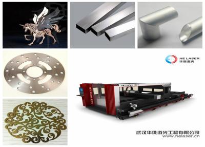 China High Powered Carbon Steel Tube Fiber Metal Laser Cutting Machine 380v / 50hz Power Supply for sale