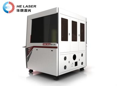 China Water Cooling Stainless Steel Laser Cutting Machine With Protective Cover for sale