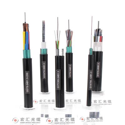 China Duct / Overhead Outdoor Fiber Optic Cable GYFTY Nonmetallic Fiber Optic Cable for sale