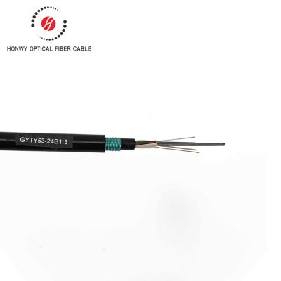 China Single Mode Fiber Optic Cable Price GYTY53 Fiber Optic Cable Meter Aerial High Quality Duct/Price for sale