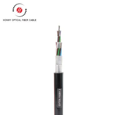 China Outdoor Duct Optical Cable / 288 Aerial Model Single Core Fiber GYTZA for sale