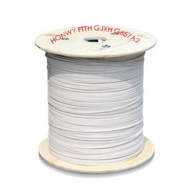 China Chinese indoor gjxh drop fiber cable from FTTH FTTH 1core optical cable manufacturer sale for sale