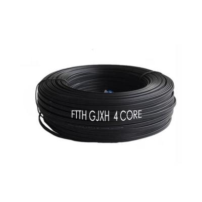 China High quality FTTH 4 2 1 core indoor outdoor pvc or lszh ftth drop fiber optic cable for sale