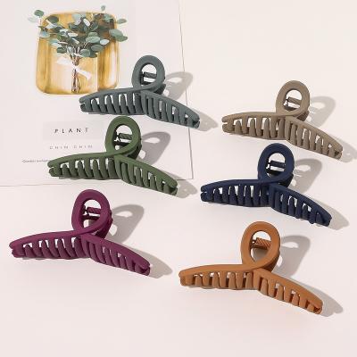 China 2021 INS Geometry Environmentally Friendly Fashionable Big Clips For Hair Women Claw Barrettes for sale