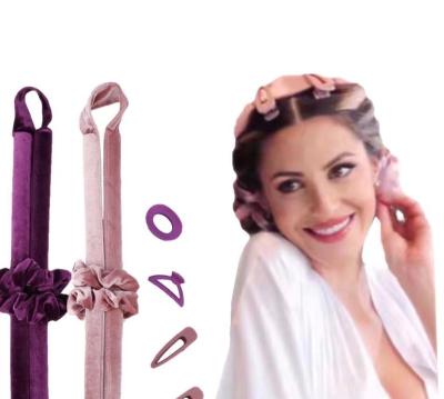 China 2022 DIY Beauty Hair Curler Eva Hair Curlers Women Automatic Rubber Cruel Hair Rollers With Clips for sale