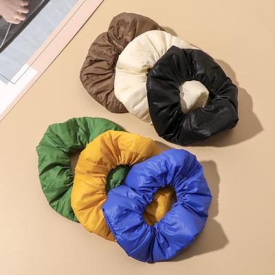 China 2022 New Fashion Design Space Cotton Scrunchies Down Yiwu Scrunchies Padded Korean Style Scrunchies for sale