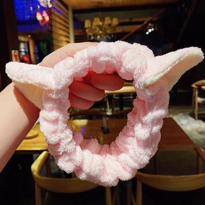 China Cat Ear Headbands Facial Cleansing Beauty Soft Comfortable Soft Cute Headband for Beauty Makeup Cute Headband for sale