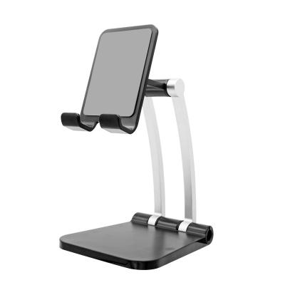 China Adjustable Cell Phone Stand For Angle Height Adjustable Desktop Metal Sturdy Aluminum Phone Stand For All Smartphone for sale