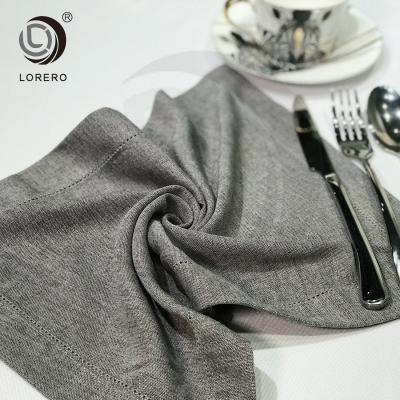 China Modern Wedding 100% Cloth Linen Napkins / Polyester Restaurant Dinner Towel for sale