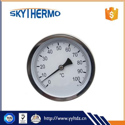 China Industrial High Quality Thermo Bimetal Deep Water Heater Thermometer for sale