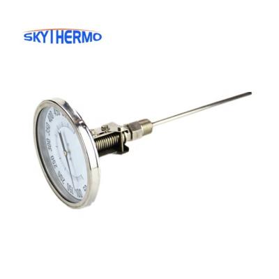 China Industrial all kinds of professional universal bimetal dial the measuring instrument thermometer for sale