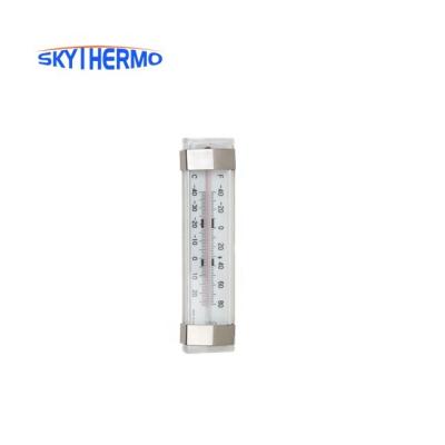 China Freezer Kitchen Thermometer -40+20C/F ABS Glass Refrigerator/Freezer/Crate and Home Fridge with SS Bracket for sale