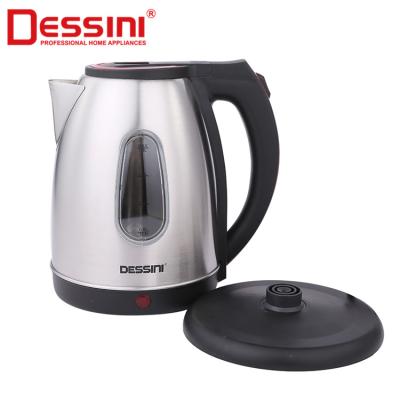 China 360 Degree Rotation Base Dessini Kitchen Appliances Stainless Steel High Quality Home Water 1.8l Heater Household Electric Kettle for sale