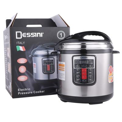 China DESSINI household high quality 8L multifunctional non-stick inner pot pressure electric rice cooker for sale