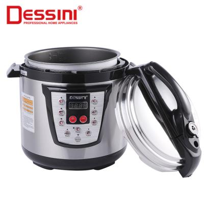 China Multifunctional Home Kitchen 6 L Electric Rice Cooker Digital Household DESSINI Pressure Cooker for sale