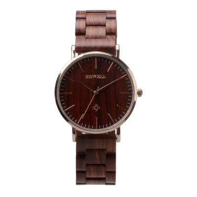 China Big Discount Unspecified Wooden Strap Watch Metal With Wood Watch For Men for sale