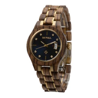 China Nature Automatic Wooden Wrist Watch Date Watch Mechanism Men's Mechanical Wristwatches With Automatic Movement for sale