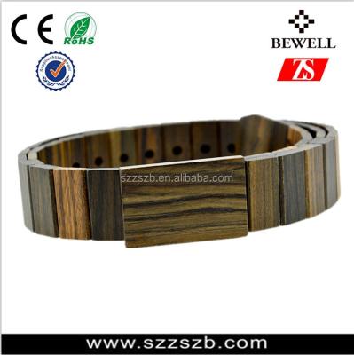 China 2019 Automatic Luxury Natural Wood Zebra Color Zebra Color Unisex Wood Belt Wooden Belt Customize Logo for sale