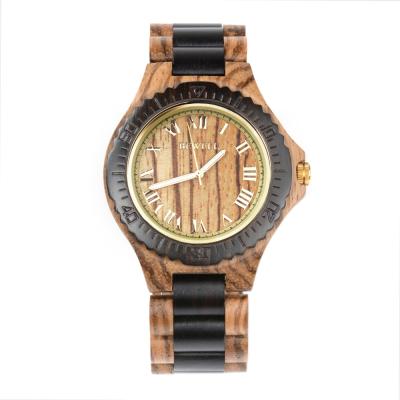 China Luminous Hands Wholesale Men's Watches China Big Face Wood Wooden Watch Men's Wooden Wristwatches With Luminous Hands Design for sale